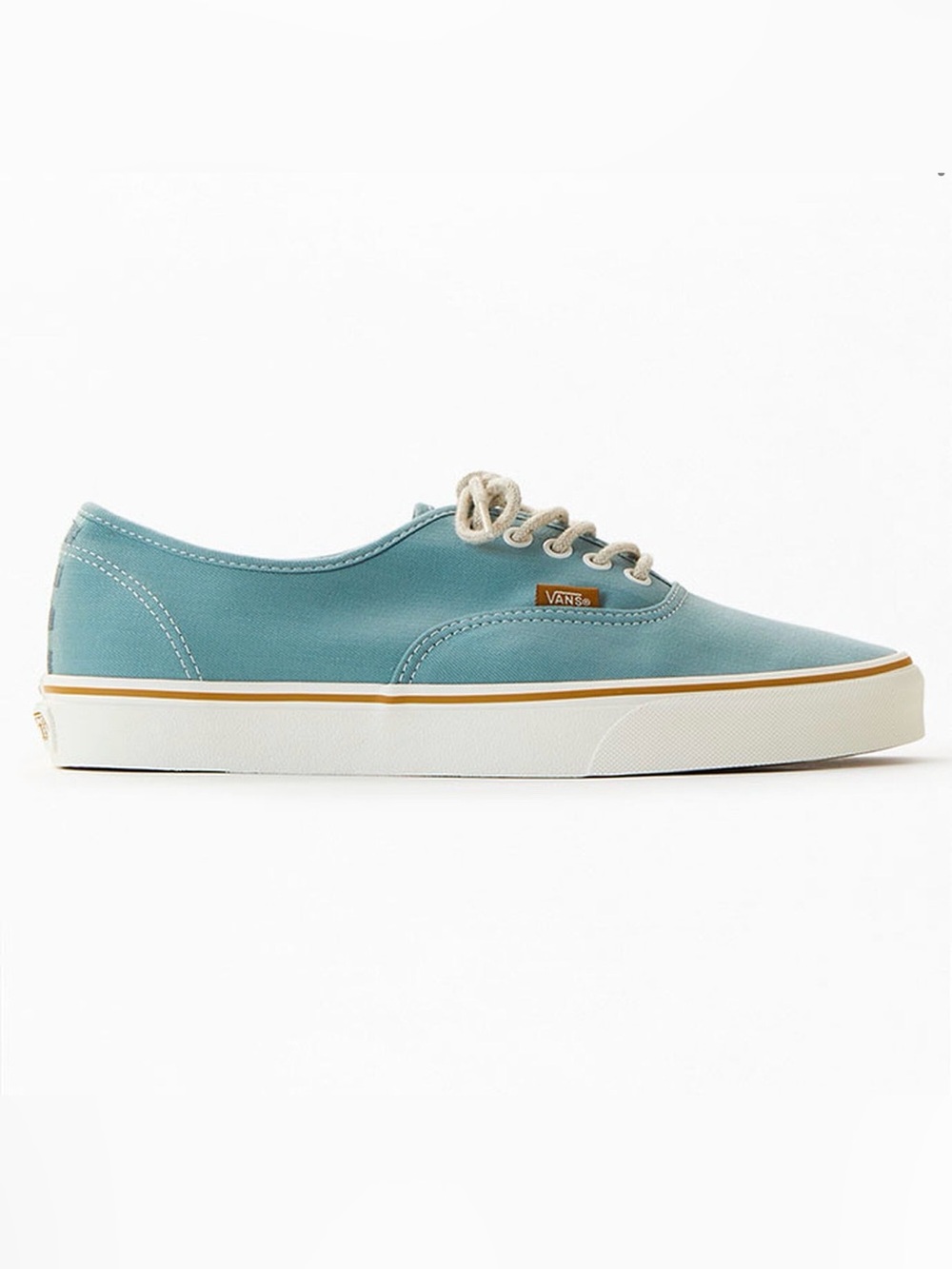 Vans Authentic Low-Top Canvas Sneaker in Teal Blue, W size 8, M size 6.5